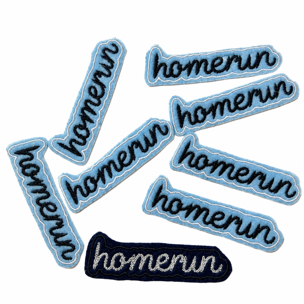 Iron-On Patch - homerun chainstitch