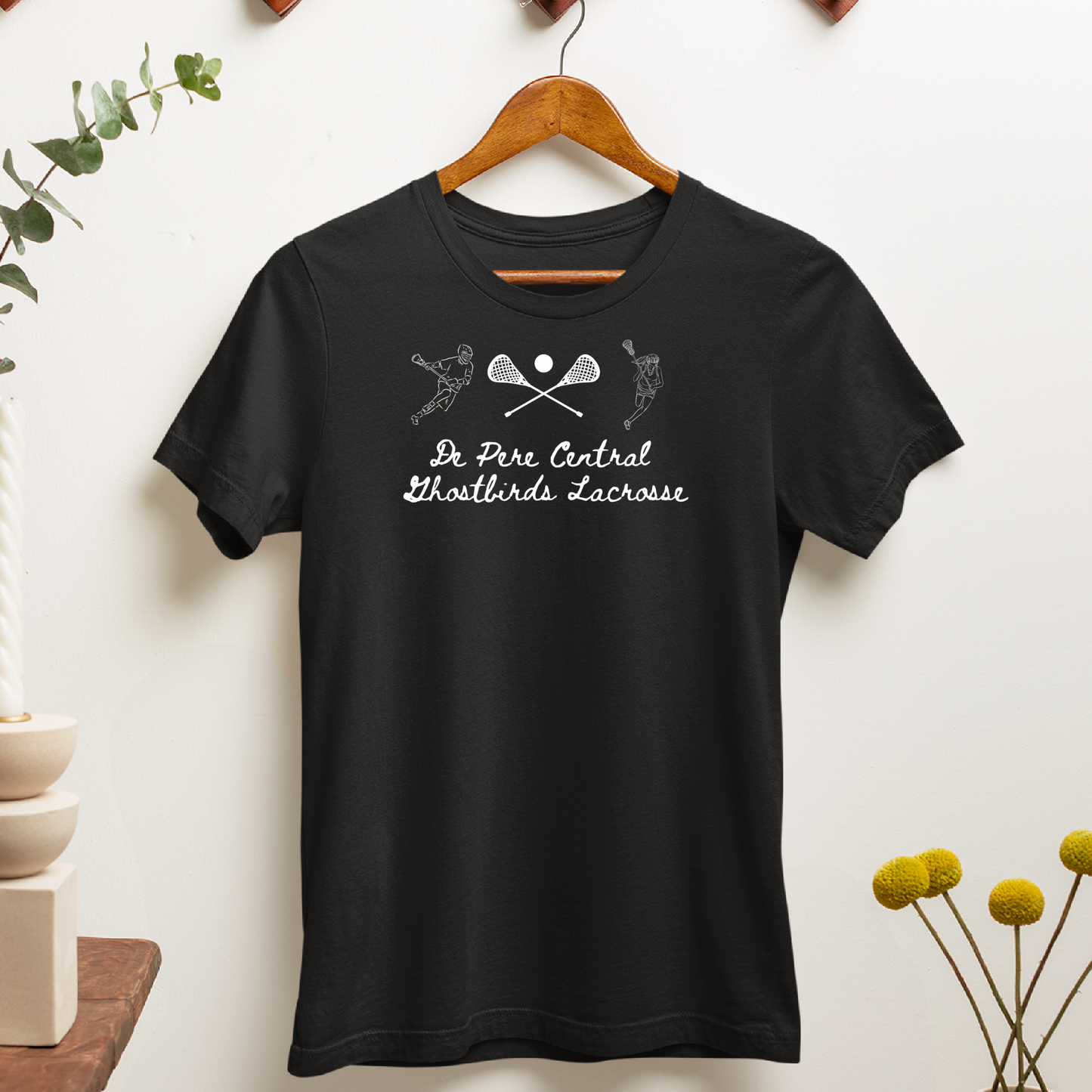 De Pere Ghostbirds Players Graphic - Black Tee, Long Sleeve Tee, Crewneck, or Hoodie
