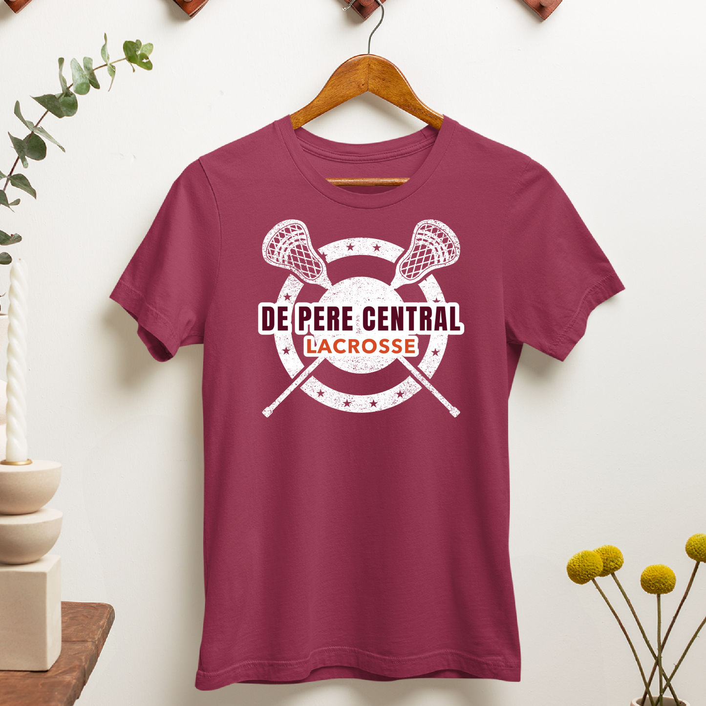 De Pere Ghostbirds Round Graphic - Cardinal Tee, Long Sleeve Tee, Crewneck, or Hoodie