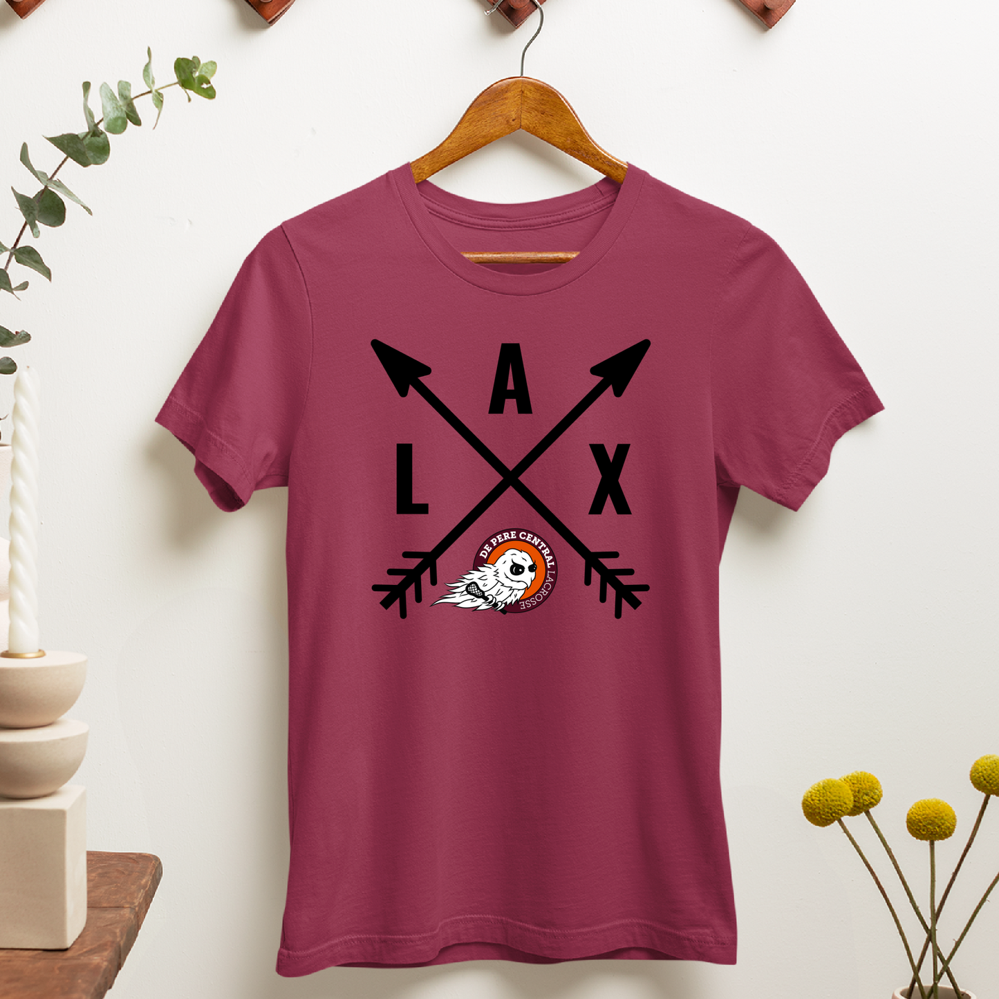 De Pere Ghostbirds Arrows Graphic - Cardinal Tee, Long Sleeve Tee, Crewneck, or Hoodie