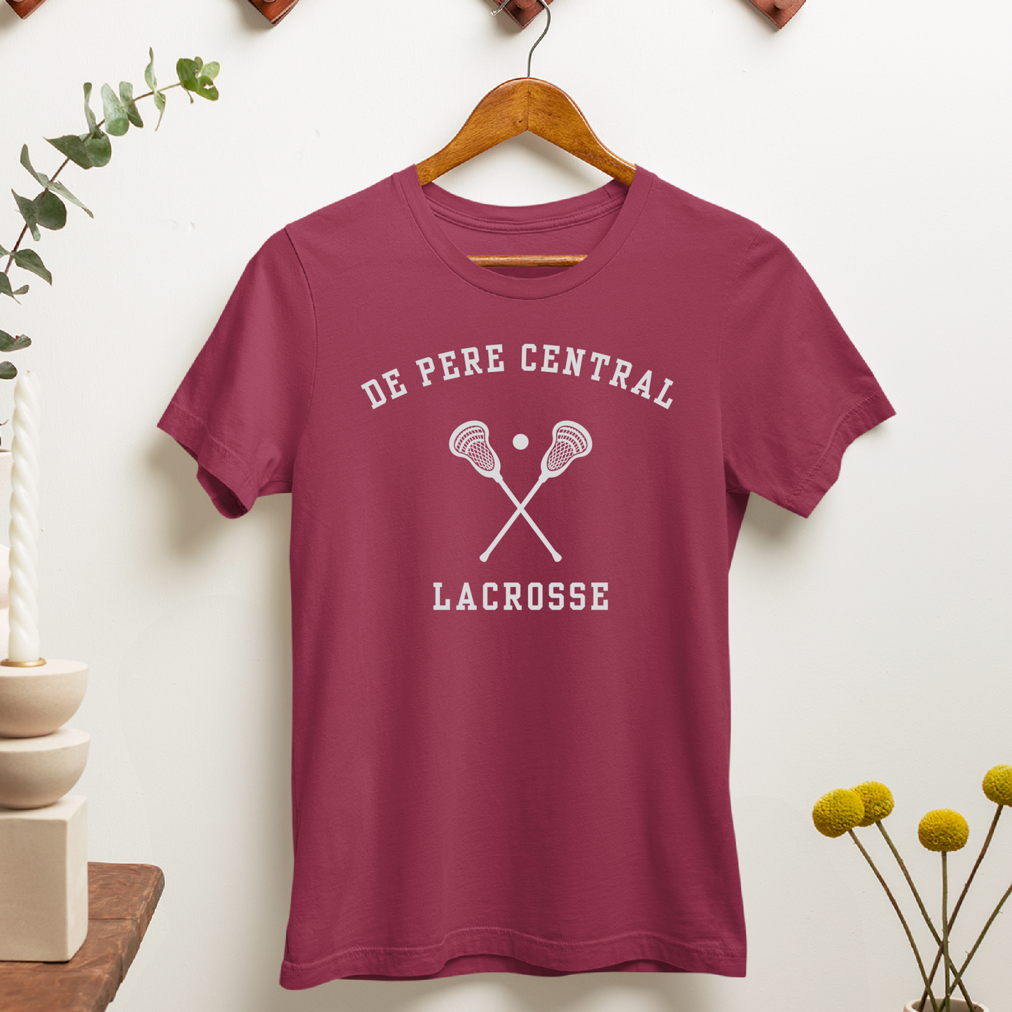 De Pere Ghostbirds Collegiate Graphic - Cardinal Tee, Long Sleeve Tee, Crewneck, or Hoodie