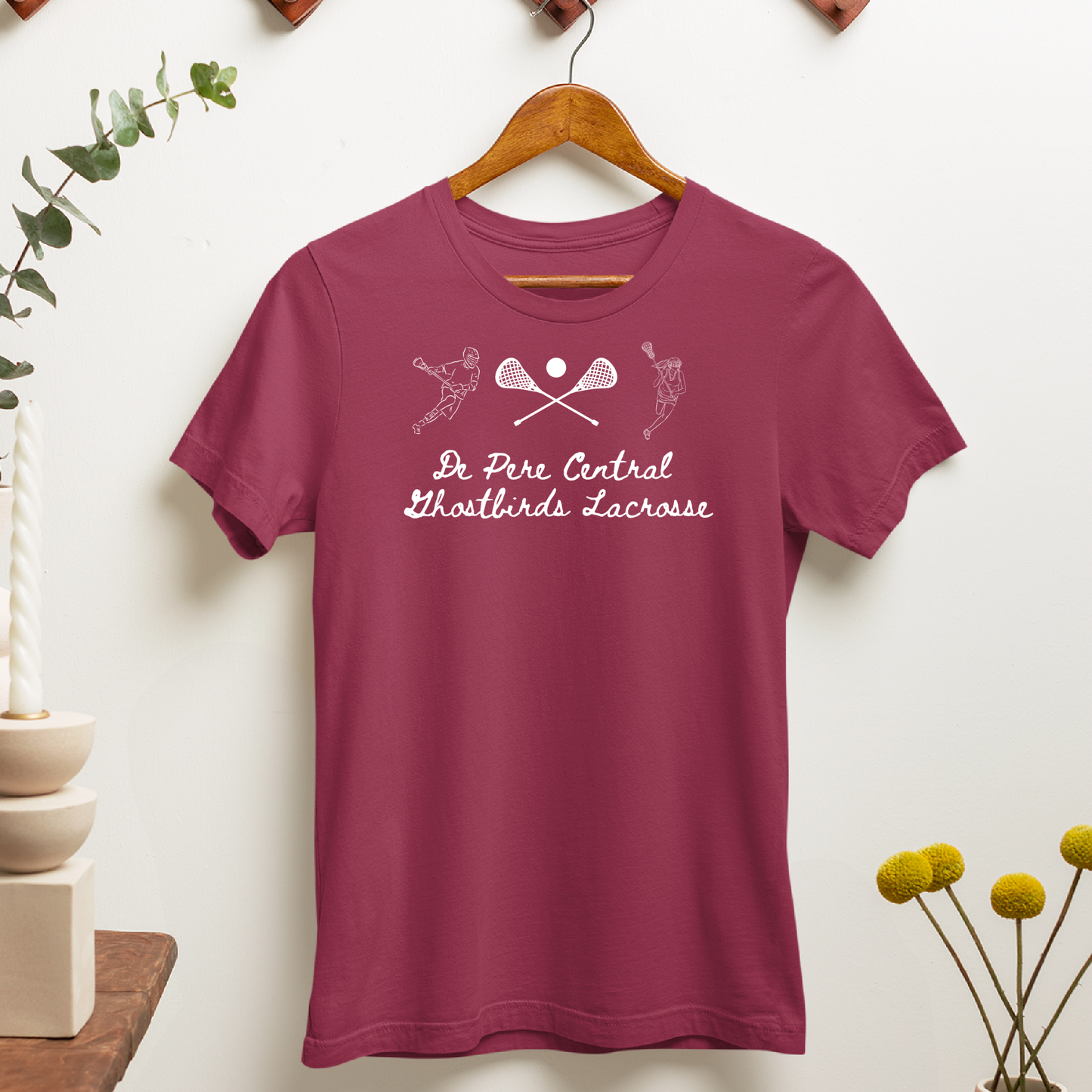 De Pere Ghostbirds Players Graphic - Cardinal Tee, Long Sleeve Tee, Crewneck, or Hoodie