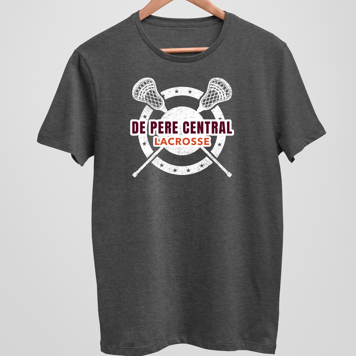 De Pere Ghostbirds Round Graphic - Dark Heather Tee, Long Sleeve Tee, Crewneck, or Hoodie