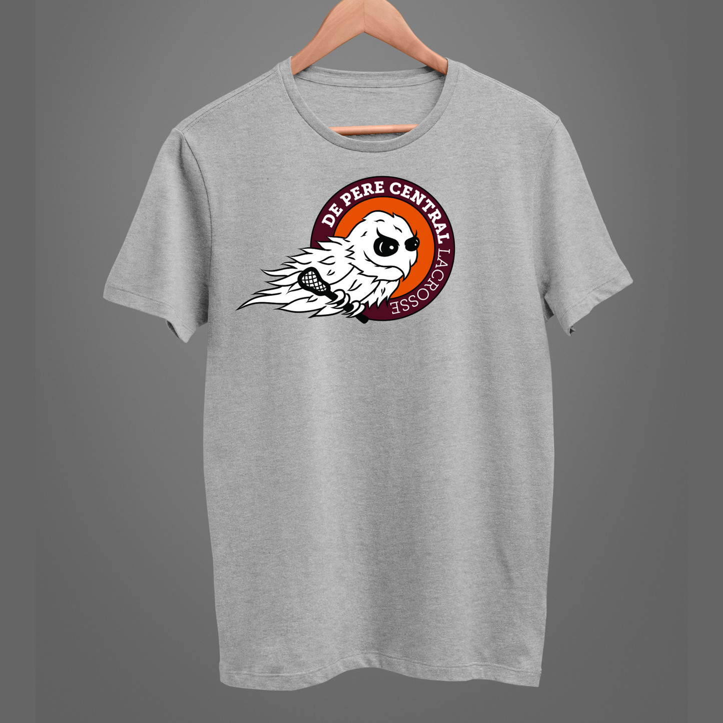 De Pere Ghostbirds Logo - Heather Tee, Long Sleeve Tee, Crewneck, or Hoodie