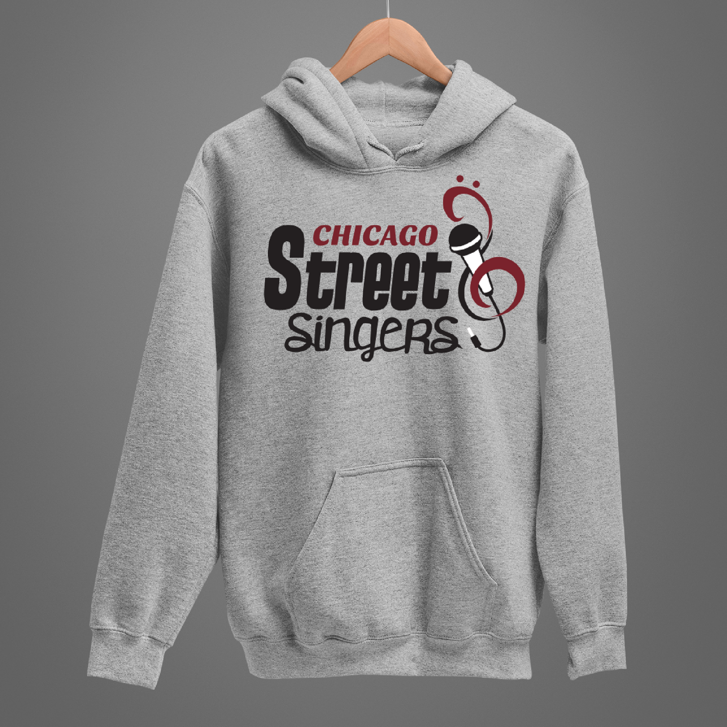 De Pere Chicago Street - Gray Tee, Crewneck, or Hoodie