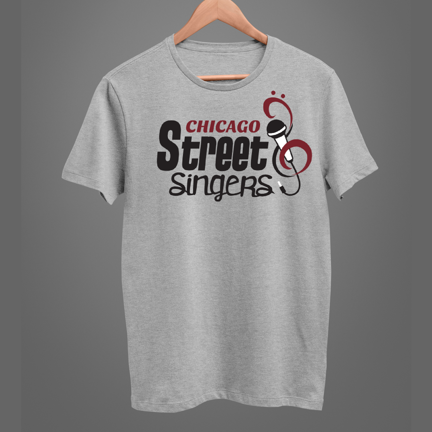 De Pere Chicago Street - Gray Tee, Crewneck, or Hoodie