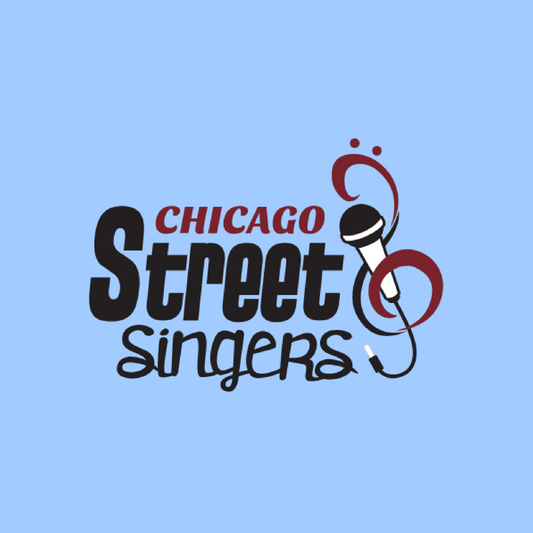 De Pere Chicago Street Singers - Light Blue Tee, Crewneck, or Hoodie