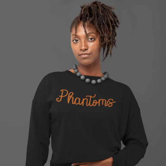 Custom Crewneck Sweatshirt – Thick Chainstitch Design