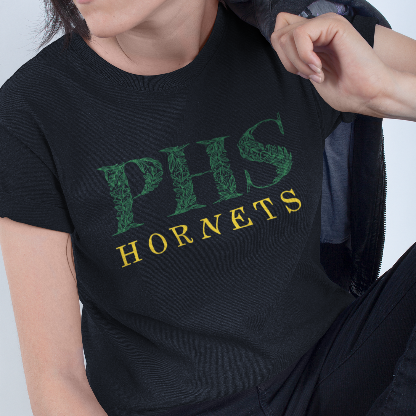 Preble Hornets Floral Tee - Unisex Sizing