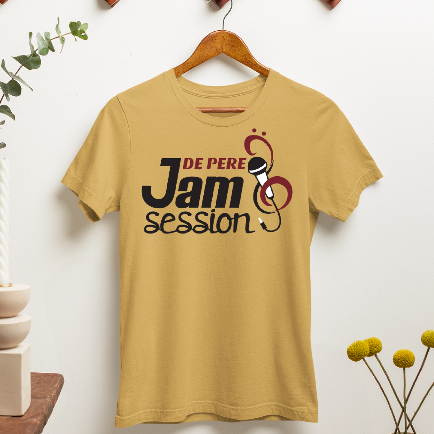 De Pere Jam Session - Mustard Tee or Hoodie