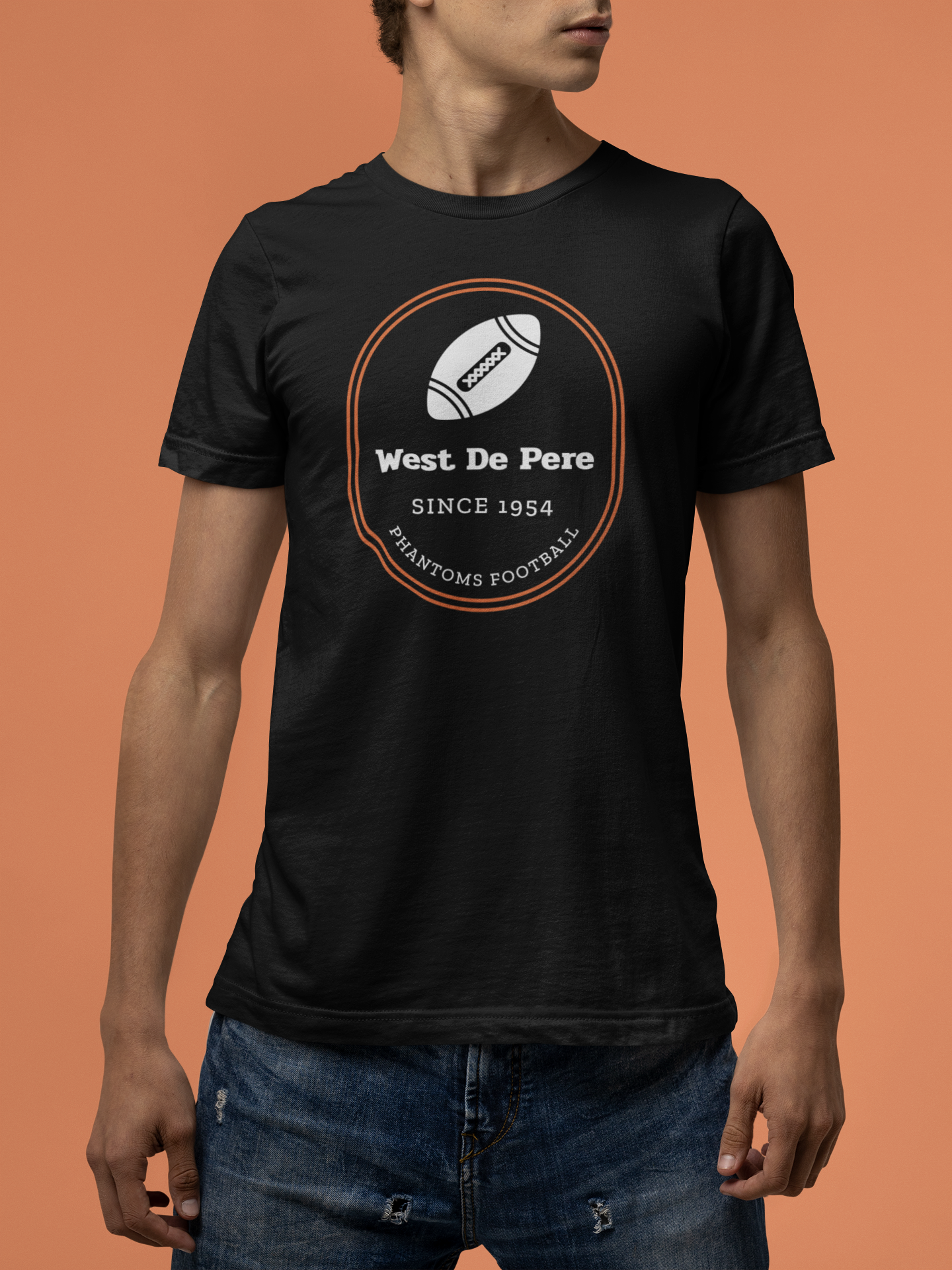 West De Pere Phantoms Football Merch Tees Long Sleeve Tee