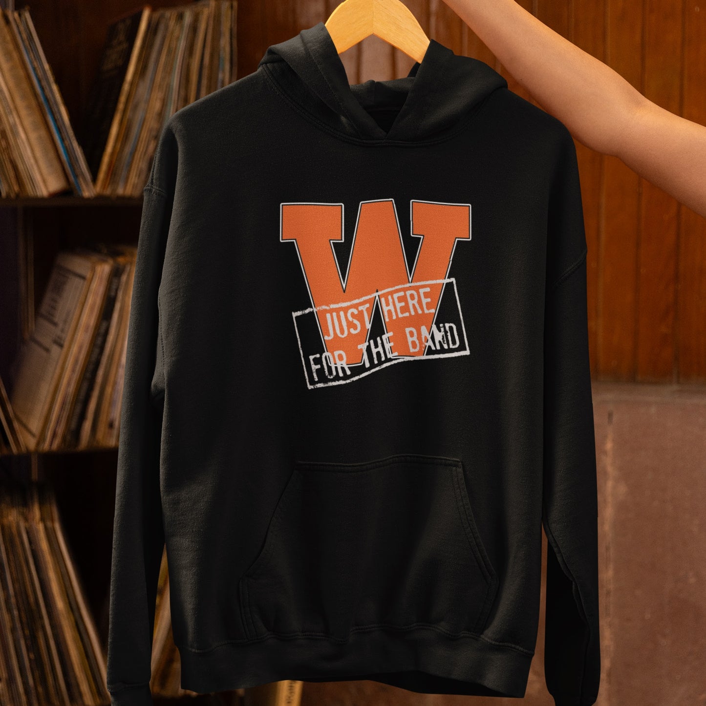 West De Pere - Just Here for the Band Merch - Tee, Long Sleeved Tee, Hoodie, or Crewneck