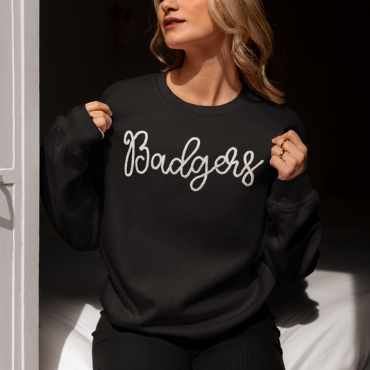 Custom Team Sweatshirt - Your Team, Your Colors - Chenille Embroidery