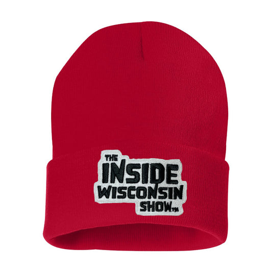 Red Winter Hat - The Inside Wisconsin Show Beanie