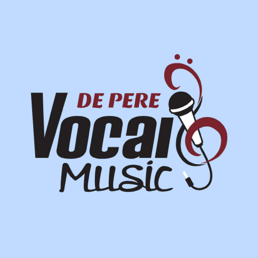 De Pere Vocal Music - Light Blue Tee, Crewneck, or Hoodie