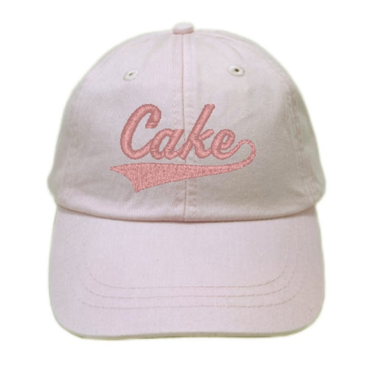 Team Cake Dad Hat, Baseball Cap, Athletic Font