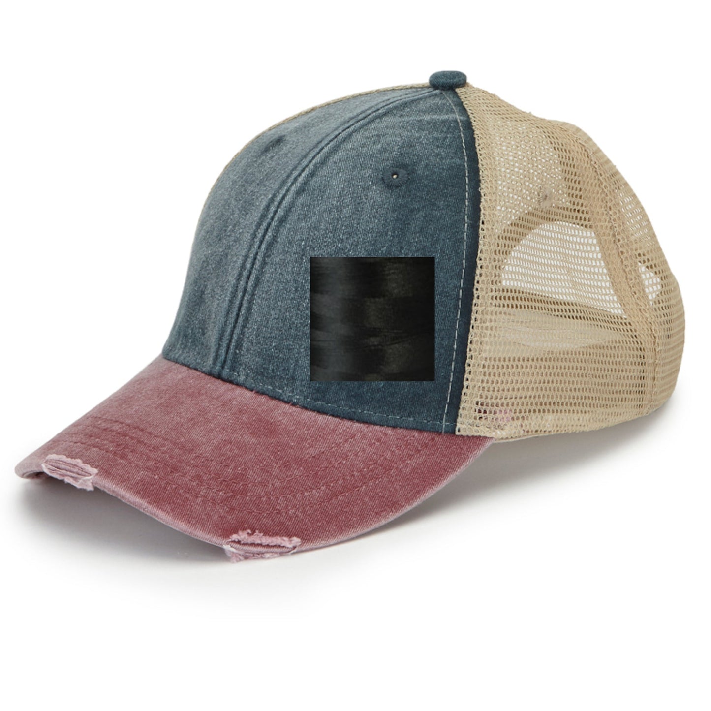 Maine Hat | Distressed Snapback Trucker | state cap | many color choices