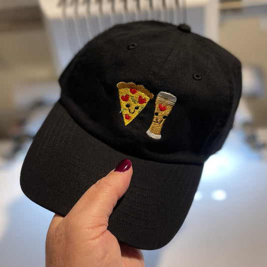 Pizza and Beer Couple - Classic Dad Hat - Several Colors