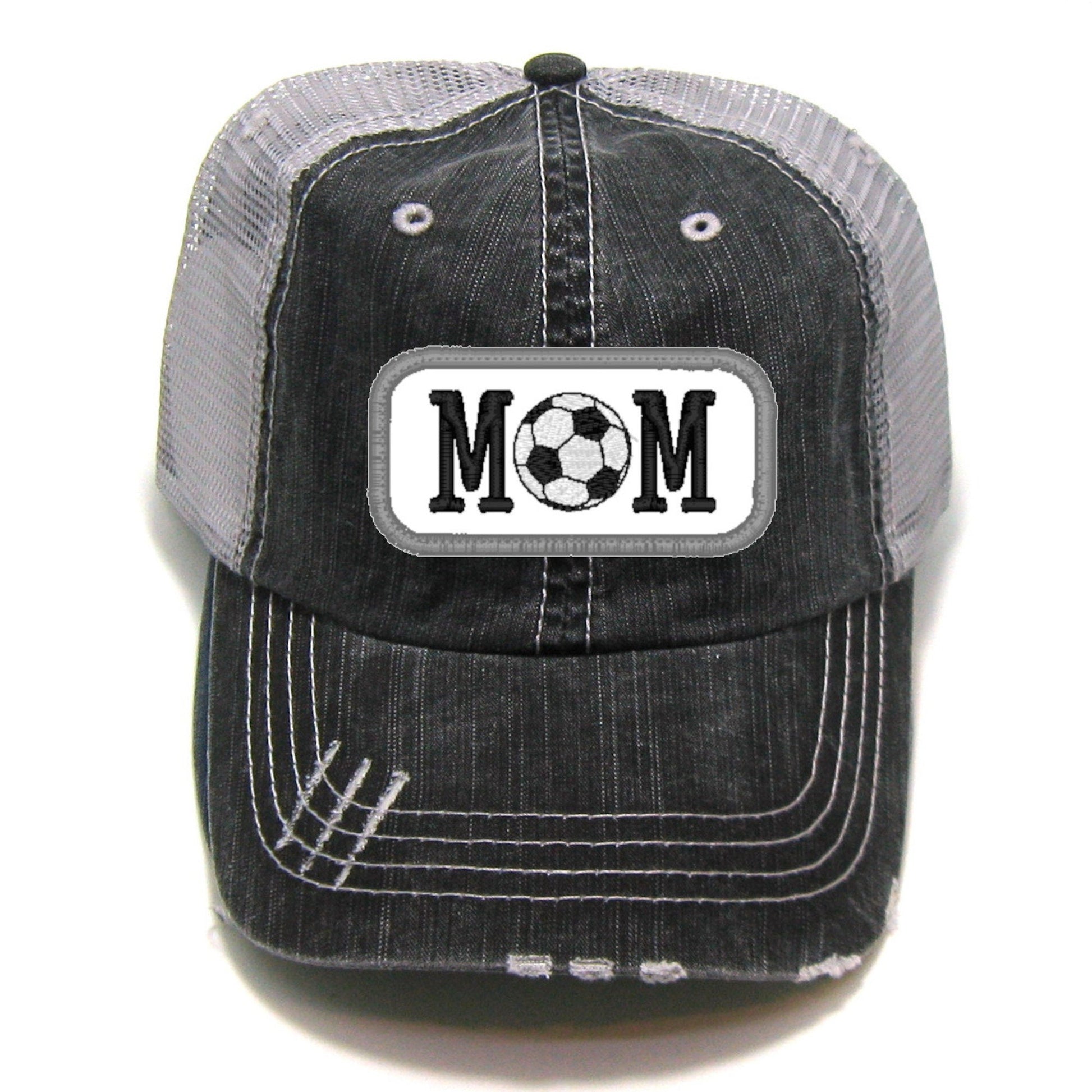 Soccer Mom Patch | Distressed Trucker Hat
