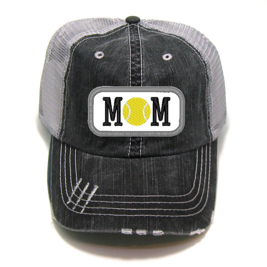 Tennis Mom Patch | Distressed Trucker Hat
