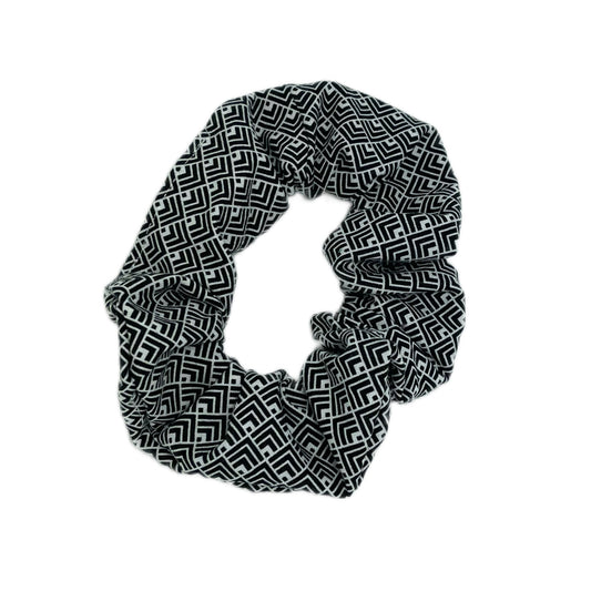 Hair Scrunchie | Black and White Mod