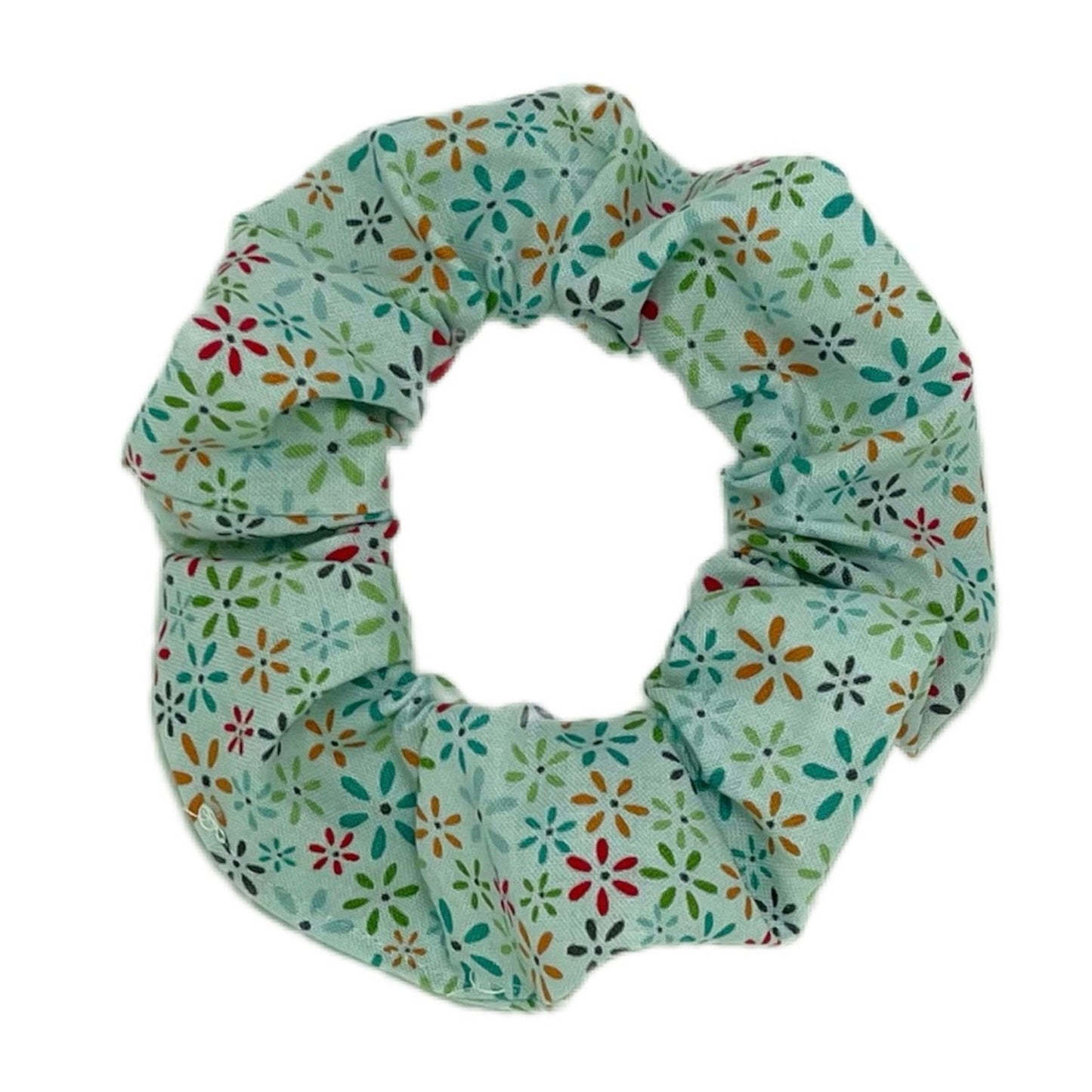 Hair Scrunchie | Dainty Light Blue Floral